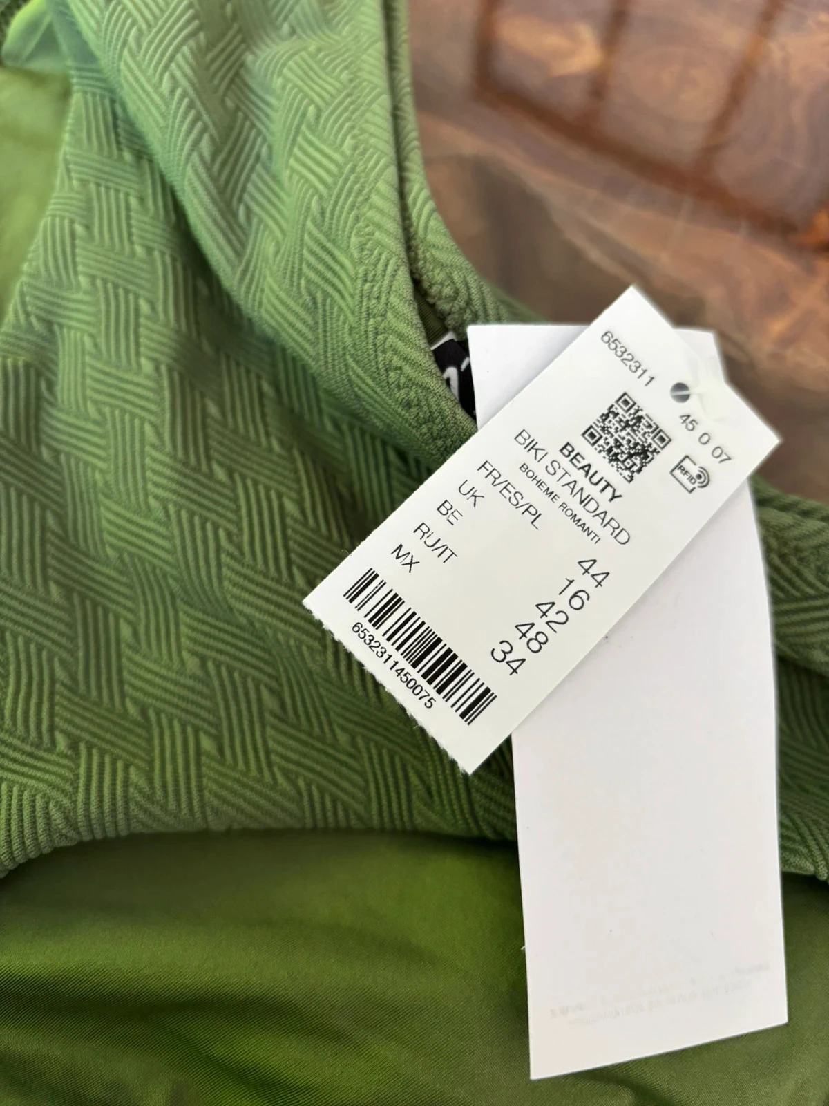 Bas de maillot de bain Etam vert bohème 44 – photo 4